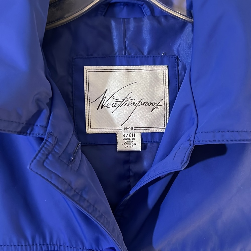 Vintage Blue Weatherproof Jacket (S)